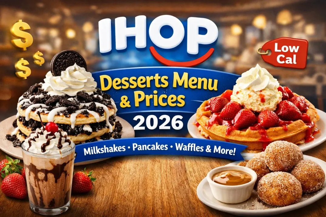 IHOP desserts menu