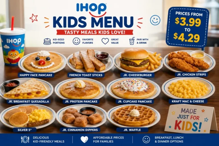 IHOP kids menu