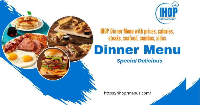 Dinner menu featuring hearty entrées such as steaks, burgers, pasta, sandwiches, and comfort-food favorites.”
