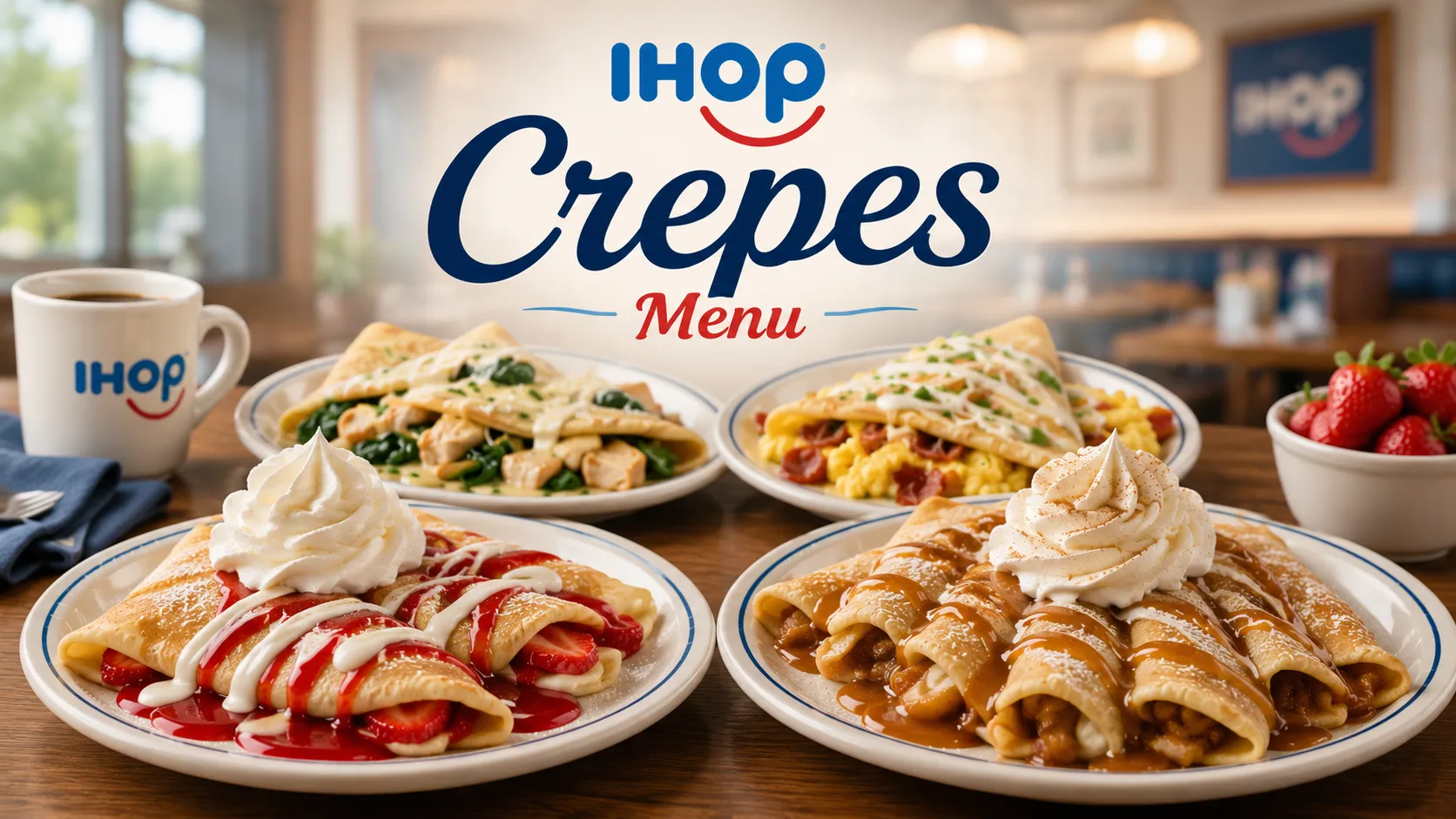 IHOP crepes menu