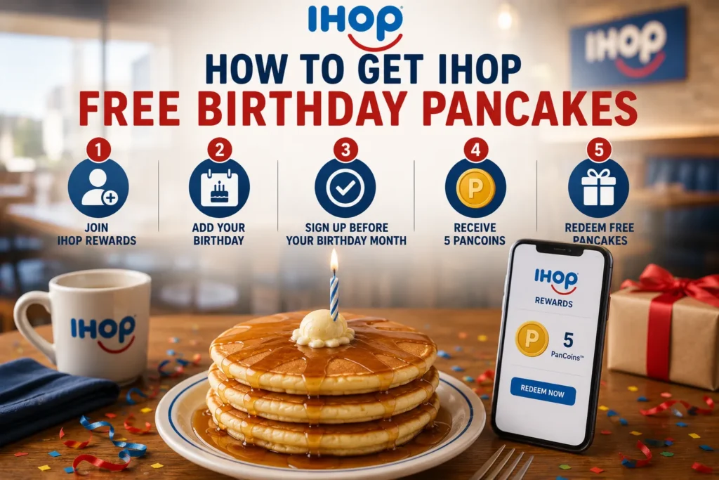 Get free birthday pancakes at IHOP