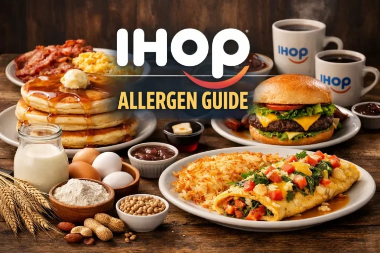 IHOP allergen menu